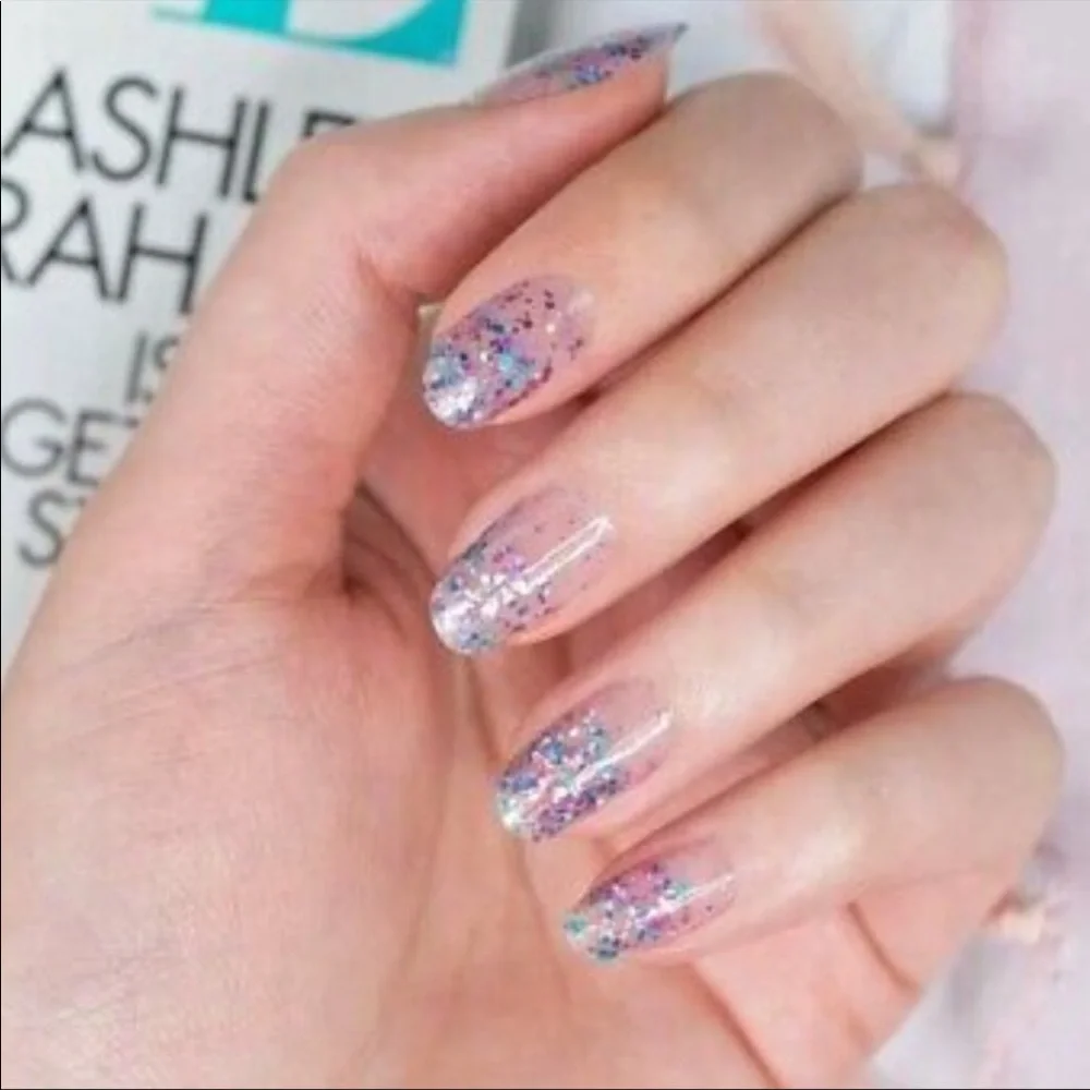 *Retired* Color Street: Less Bitter, More Glitter | Blue Pink Pastel Sparkle
